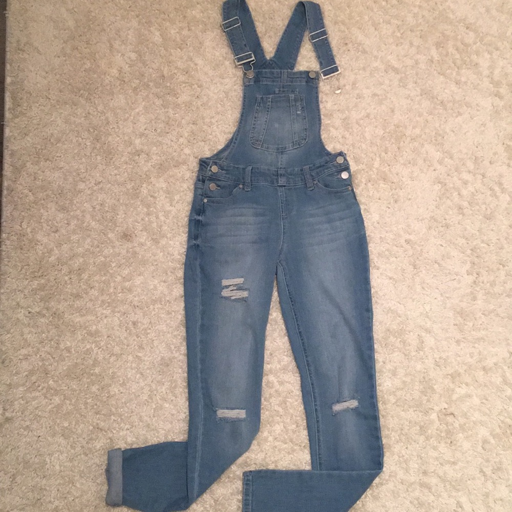 Denim overalls